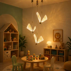 Luminous Butterfly pendant light 3c
