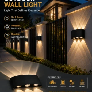 LX 3+3 updown outdoor warm white
