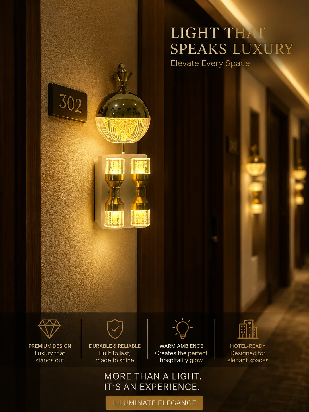 Elysian Spark Wall Light