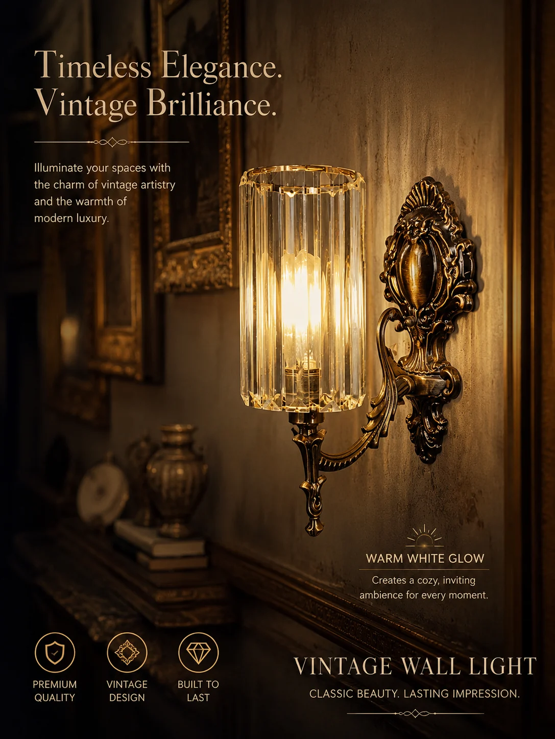 Vintage wall light