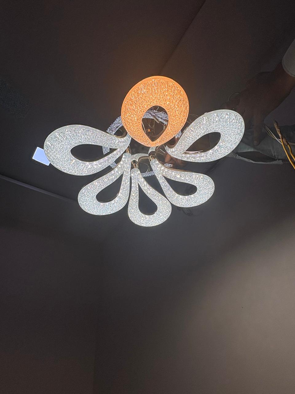 Luminara Petal Chandelier with remote color changing - Image 3
