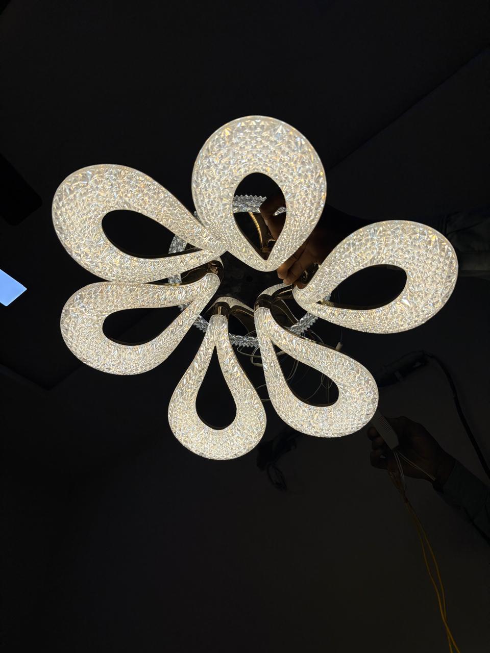 Luminara Petal Chandelier with remote color changing - Image 4