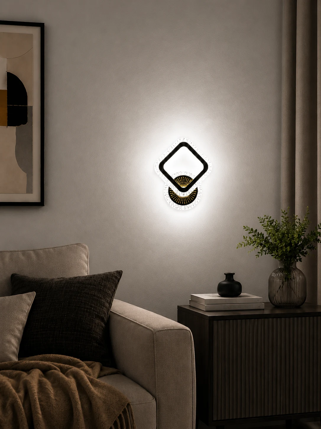 LumiEdge Crystal Wall Light 3c (6k/4k/3k) - Image 2