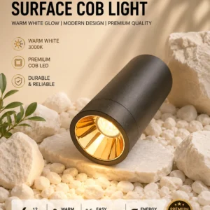LX 12watt surface cob warm white