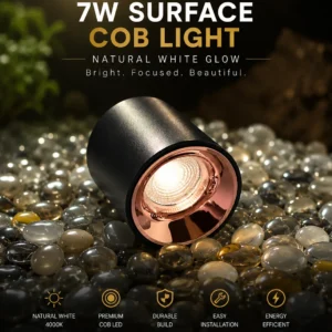 VIVA 7watt surface cob natural white