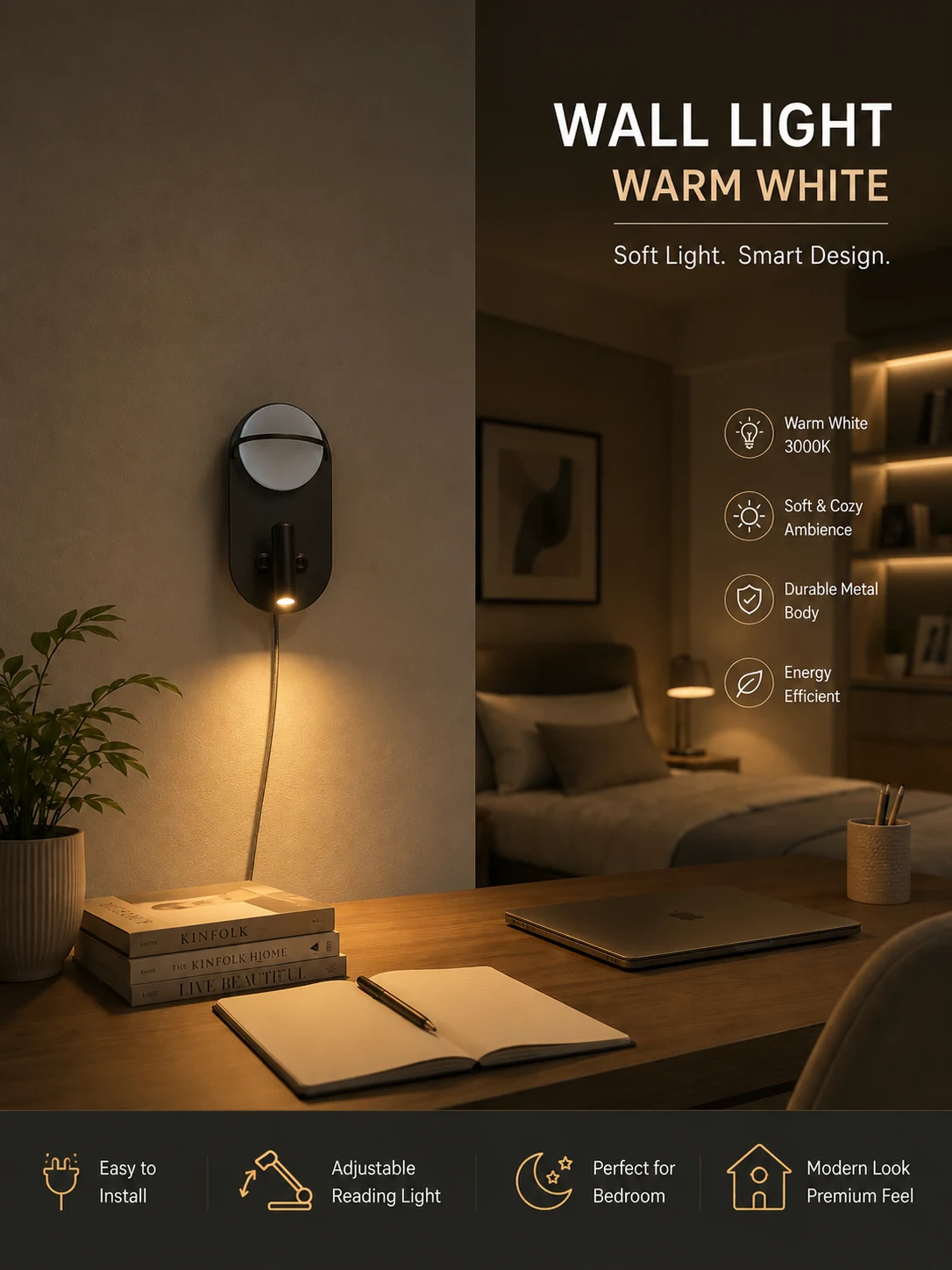 LX Dual Beam wall light - Image 2