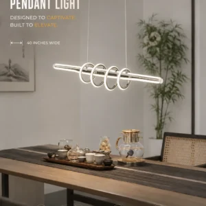 Spiral Beam Hanging Light 3c