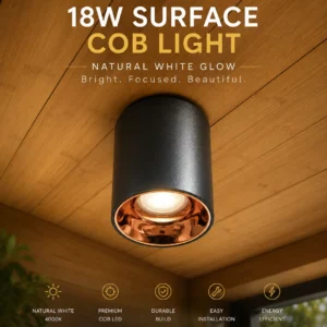 VIVA 18watt surface cob natural white