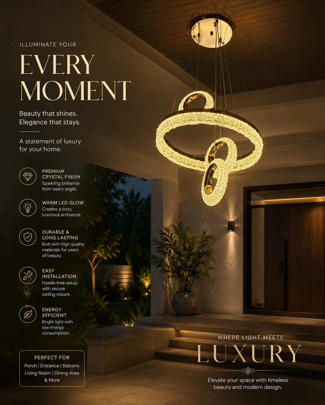 eclipse ring hanging light 3c