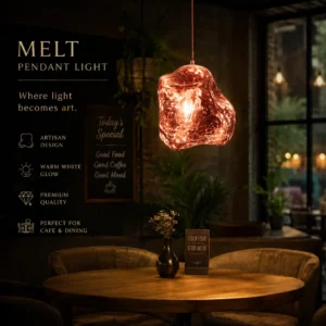 Melt Pendant Light – rosegold Edition