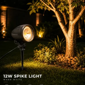 LX 12watt spike light warm white