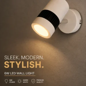LX 6watt wall light warmwhite