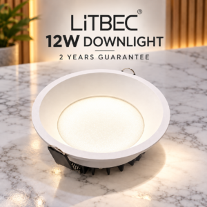 litbec downlight 12w natural white