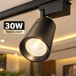 litbec 30w track light black natural white